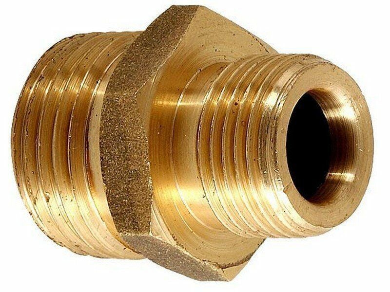 1/2" - 3/8" SARI ORANTILI NİPEL