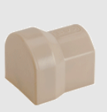 PVC KAPALI DUVAR GEÇİŞ KAPAĞI İÇ TESİSAT (BEYAZ) M