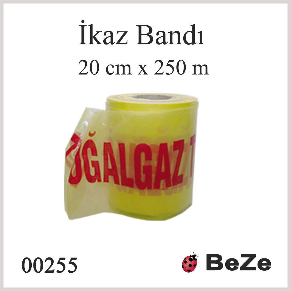 İKAZ BANDI 20CM*250M 00255