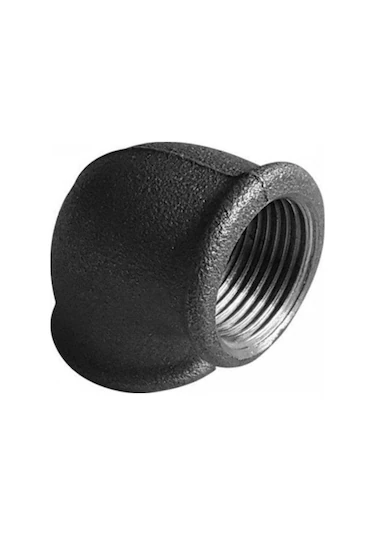 6" SİYAH DEMİR DİRSEK