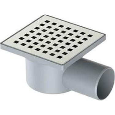 YANDAN ÇIKIŞLI YER SÜZGECİ KROM 10*10 Q50 28006